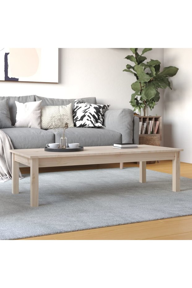 Coffee table, 110x50x30 cm, solid pine wood