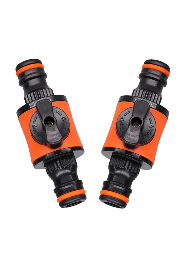 2pcs 1PC/2PCS 16MM Equal Garden Hose Shut Off Valve Fitting Plastic Tubing Tap Adapter Quick for Wa