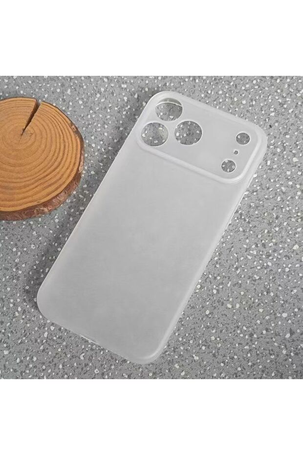 جراب سيليكون سائل أبيض لهاتف iPhone 17 Pro Max، غطاء TPU مقاوم للصدمات