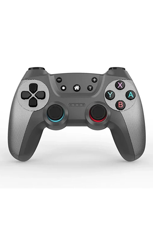 وحدة تحكم لاسلكية بلوتوث رمادية فاتحة اللون لأجهزة نينتندو سويتش، وشاشة OLED لايت، وبلاي ستيشن 3، وهواتف أندرويد. - 1