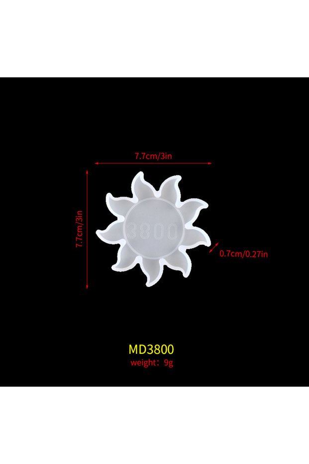 B DIY Mold Fashion Star Sun Moon Silicone Resin Molds Jewelry Ornaments DIY Handmade Mold Epoxy Res.