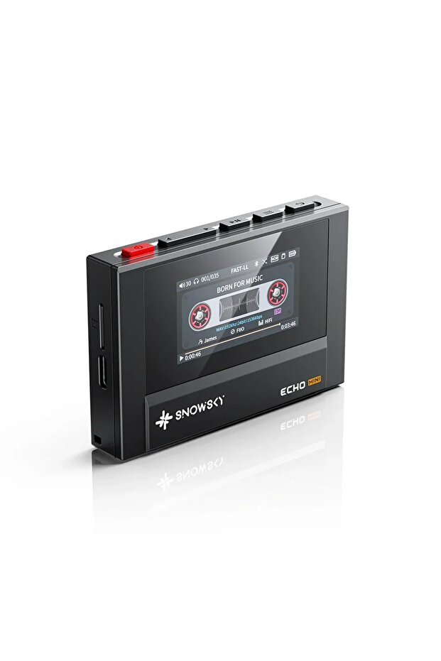 جهاز Fiio Snowsky Echo Mini الجديد باللون الأسود، لاسلكي بتقنية بلوتوث، مشغل MP3 صغير الحجم بسعة 8 جيجابايت، يدعم ملفات DSD، إصدار ريترو.