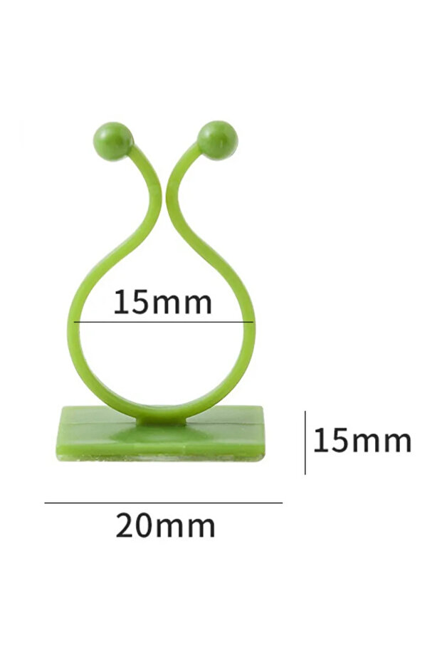 green 10pcs 10pcs/Set Green Plant Fixer Wall Hanging Style Universal Hook Trellis for Basket Vine Cl