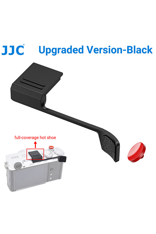 نسخة مطورة من مقبض الإبهام B JJC X-E5 لكاميرا فوجي فيلم X-E5 XE5 مع زر تحرير الغالق