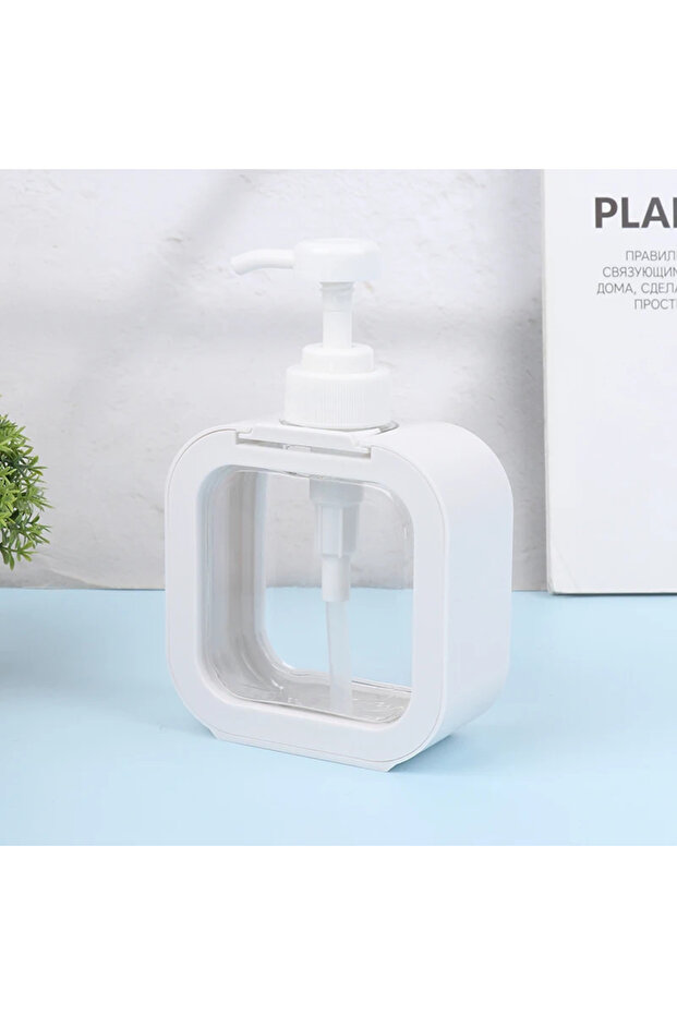 300ml White G4724A 300/500ml Portable Travel Soap Dispenser: Empty Pump for Shampoo, Dish Soap, Sho