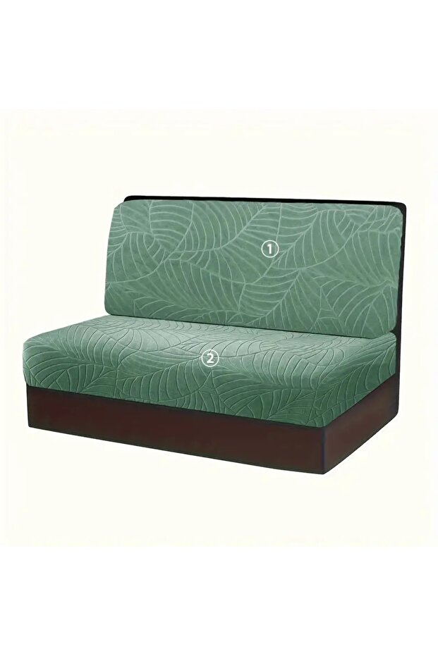 1 Set Sofa Cover A3 Sofa Cover 1set Jacquard RV Dinette Sofa Seat Cushion Cover Stretch Armless Couc
