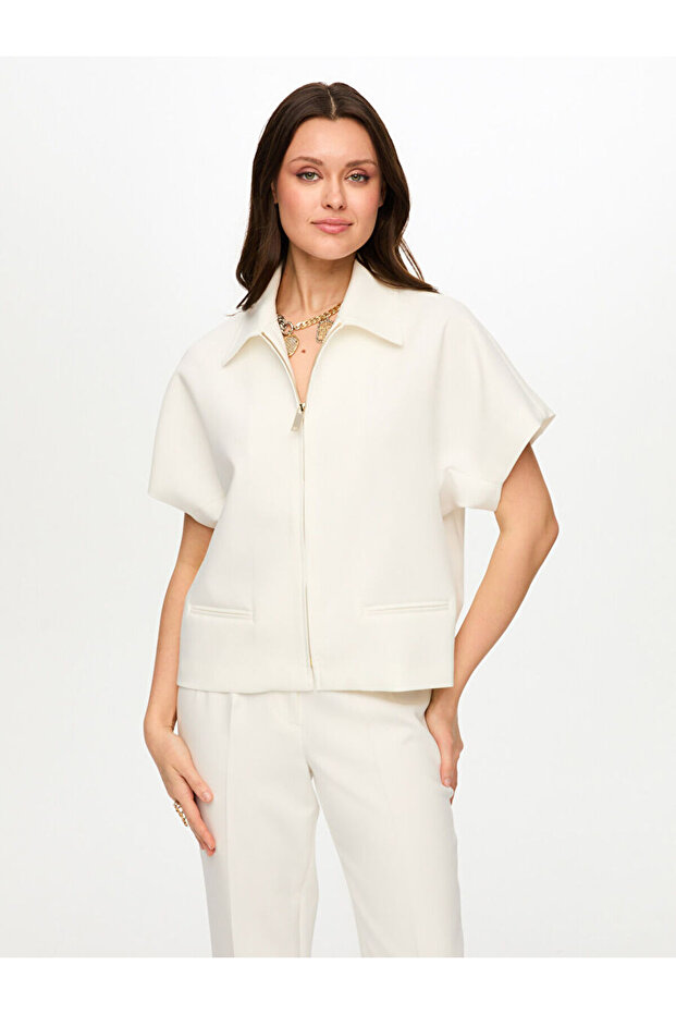 Kısa Kol Örme Ceket S26CKT027 - 1