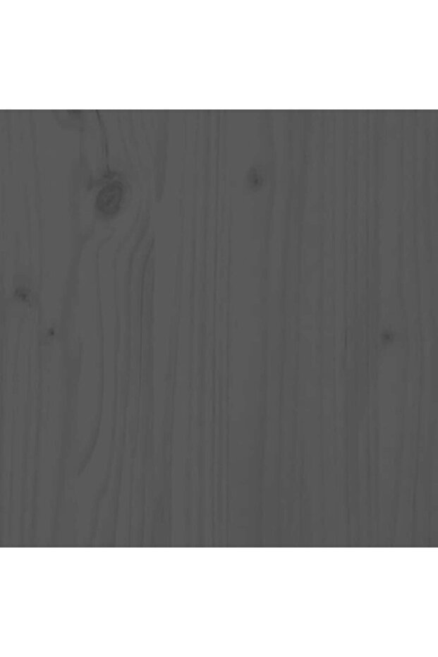 Coffee table, gray, 80x45x45 cm, solid pine wood - 7