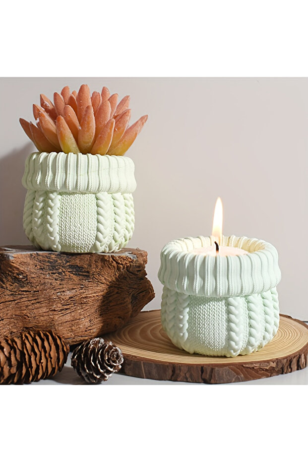 Sweater-Shaped ASy-Release Silicone Mold, Sweater-Shaped Jar for Resin Candles, Planters, Pencil Hol