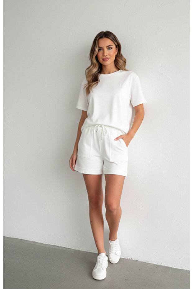 Women's Modal Fabric Shorts Set / Women's Modal Fabric Shorts Set