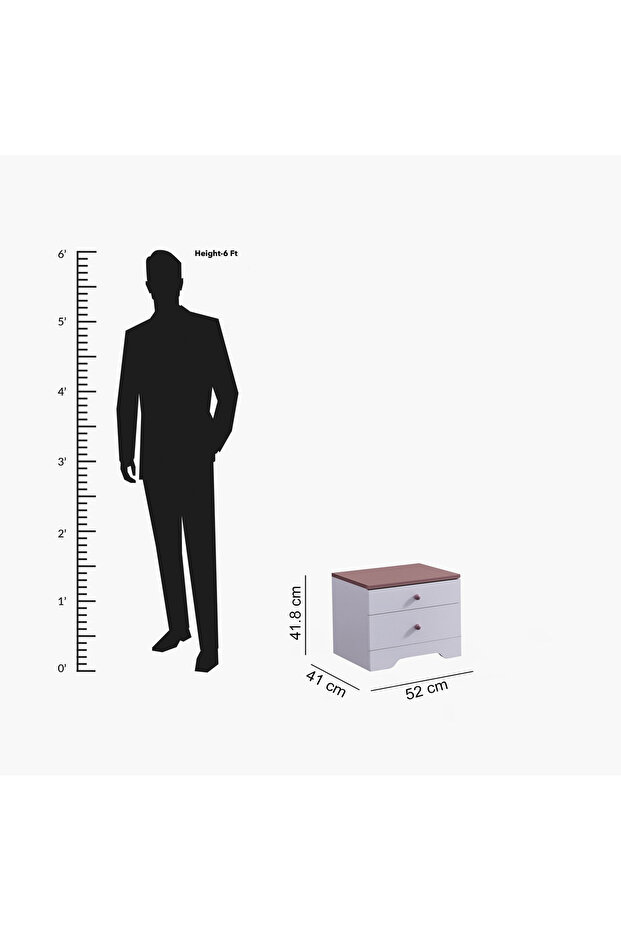 Bade 2-Drawer Nightstand - 7