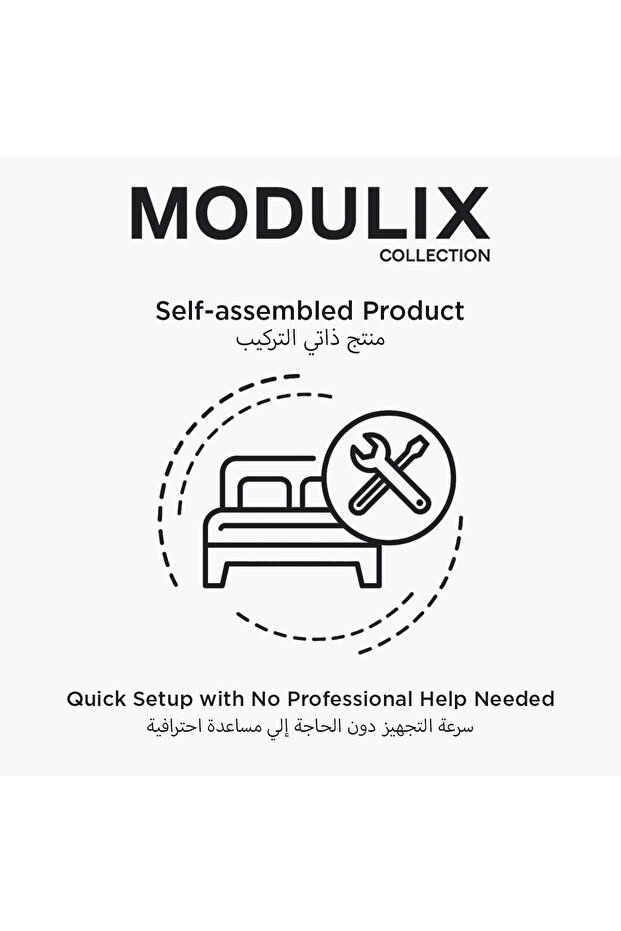 Modulix Cesna Wall Mounted Nightstand Side Table - 8