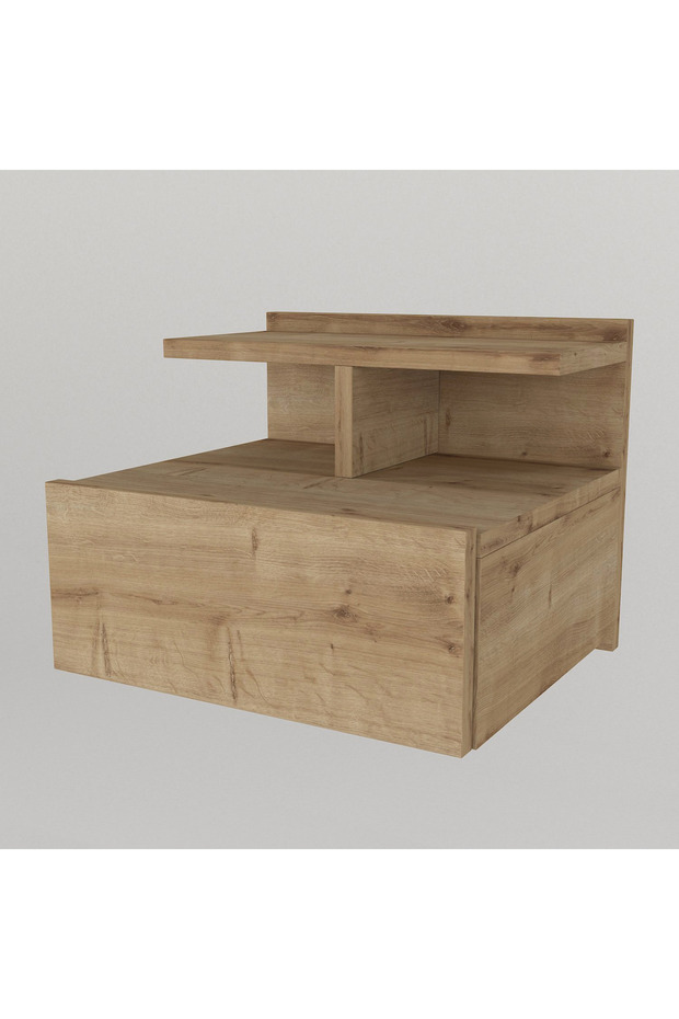 Modulix Cesna Wall Mounted Nightstand Side Table - 4