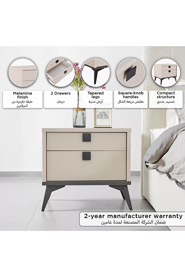 طاولة جانبية أوريون راي ذات درجين - 8