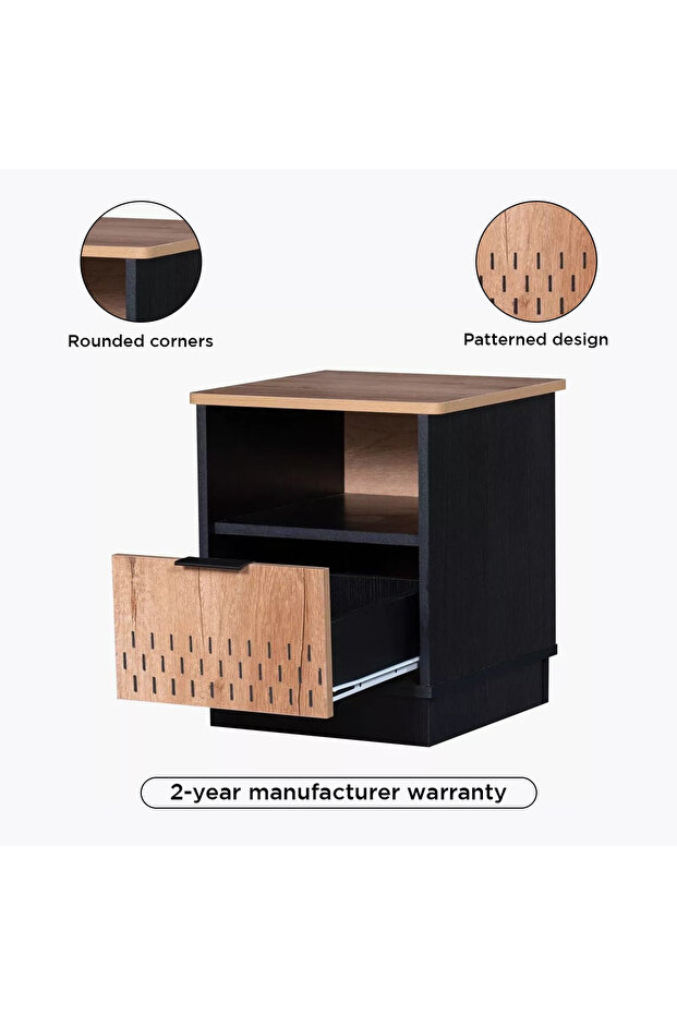 طاولة جانبية من جوردان ذات درج واحد - 6