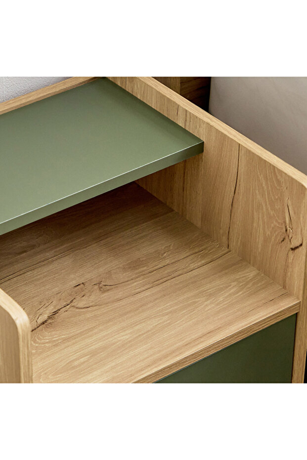 طاولة جانبية من فيرن ذات درج واحد - 5