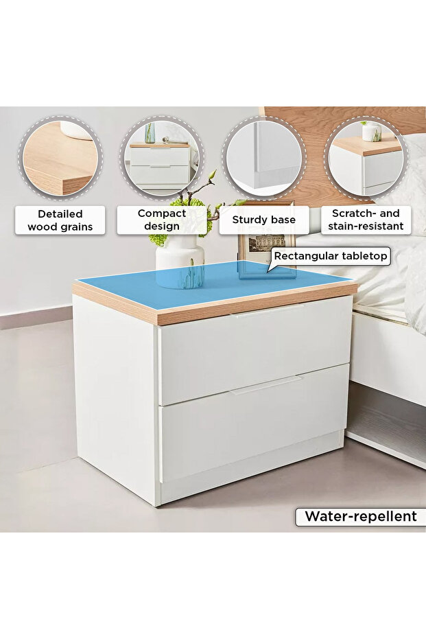 طاولة ميلانو الليلية ذات الدرجين - 5