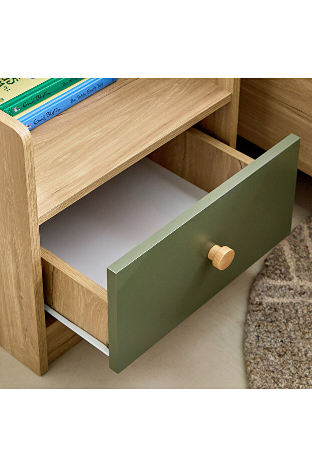 طاولة جانبية من فيرن ذات درج واحد - 3