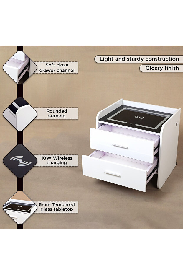 طاولة جانبية بيرل الذكية - 5