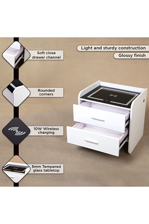 طاولة جانبية بيرل الذكية - 8