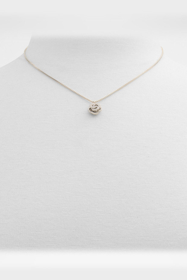 FLOREST - Kadın Gümüş-Şeffaf Multi Kolye - 2