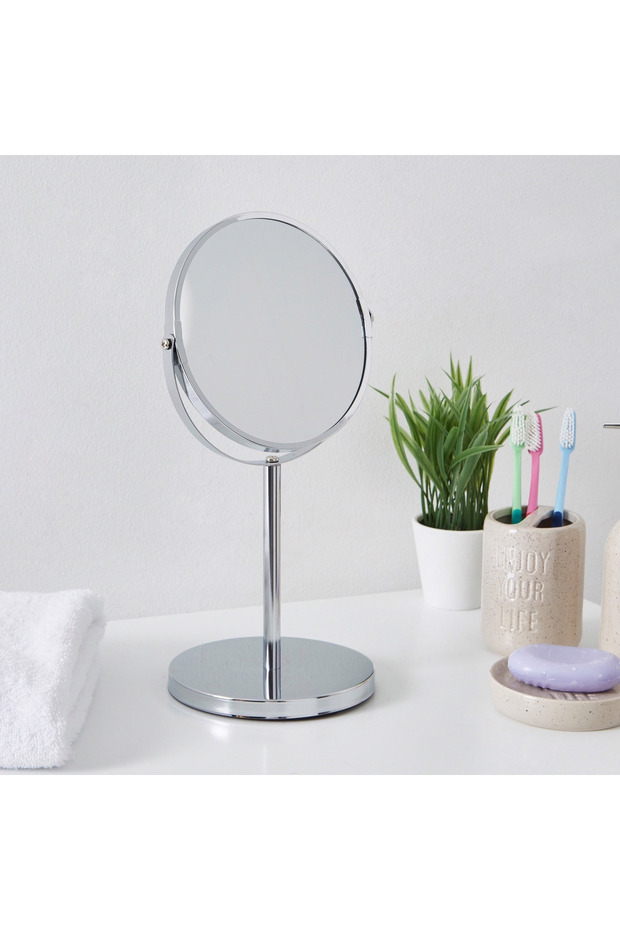 مرآة طاولة أيلينا مزدوج الجوانب (2X) - 17 سم - 1