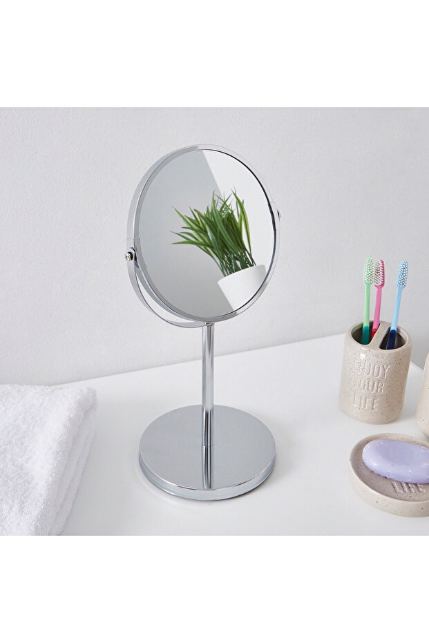 مرآة طاولة أيلينا مزدوج الجوانب (2X) - 17 سم - 3