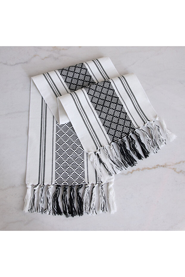 مفرش طاولة طويل سارا من بوليستر - 35 × 120 سم - 3