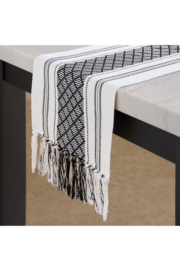 مفرش طاولة طويل سارا من بوليستر - 35 × 120 سم - 2