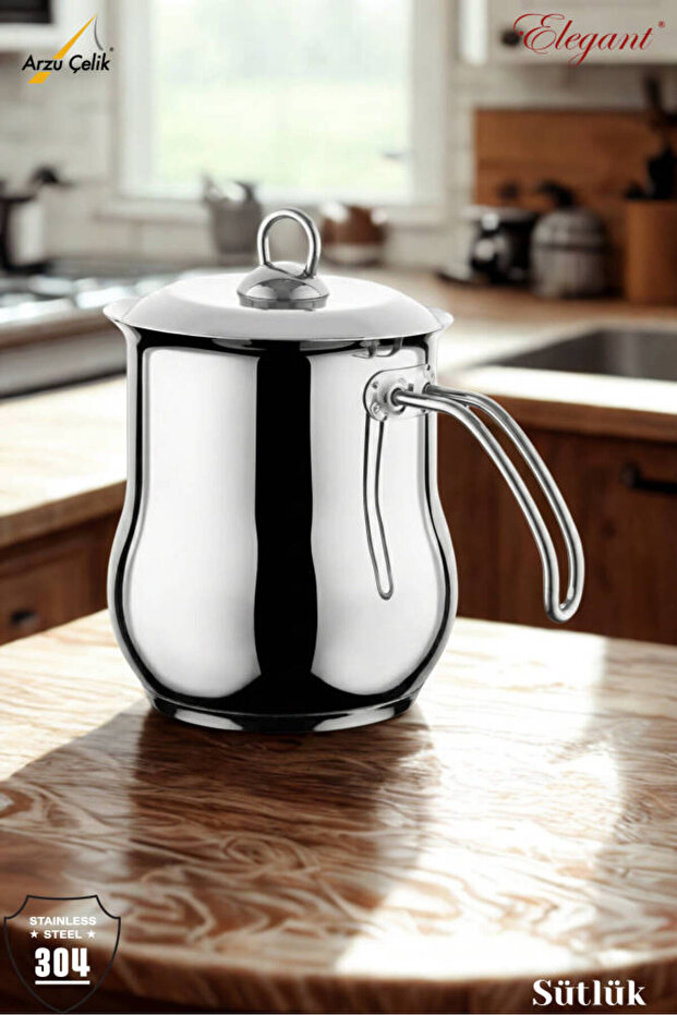 2 Lt. Çelik Sütlük Çelik Kulp - 1