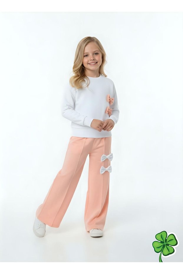 Girl's Bow Detail 2-Piece Set