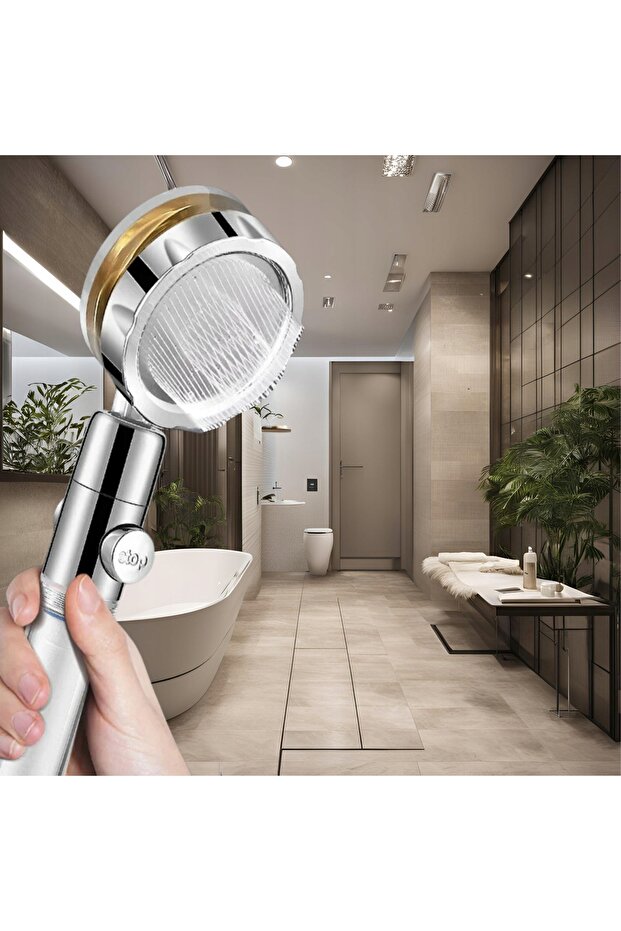-Efficient Turbo Showerhead with Filter - 5