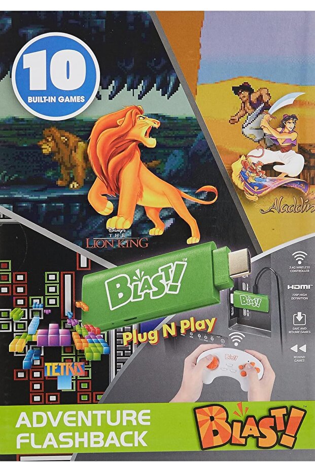 Adventure Flashback Blast! with 10 Built-in Games - 4