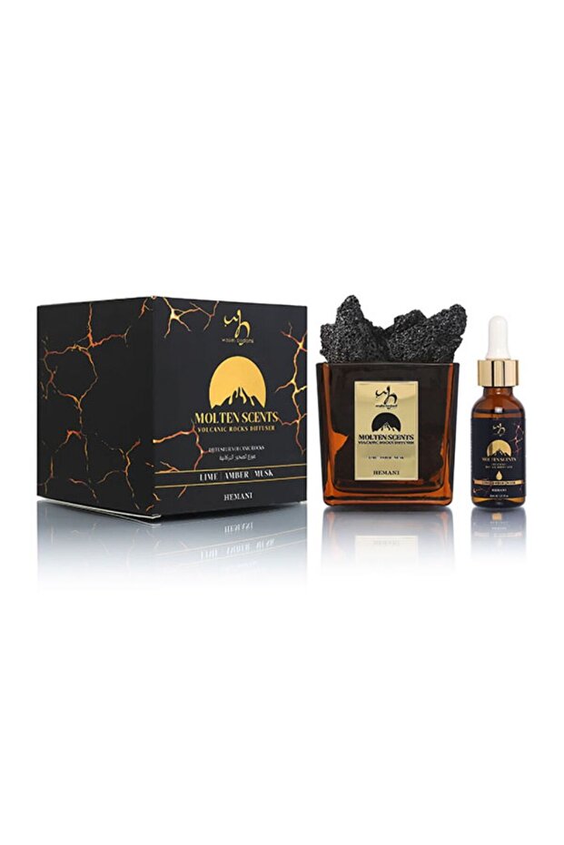 Molten Scents Volcano Rocks Diffuser - Lime, Amber, Musk