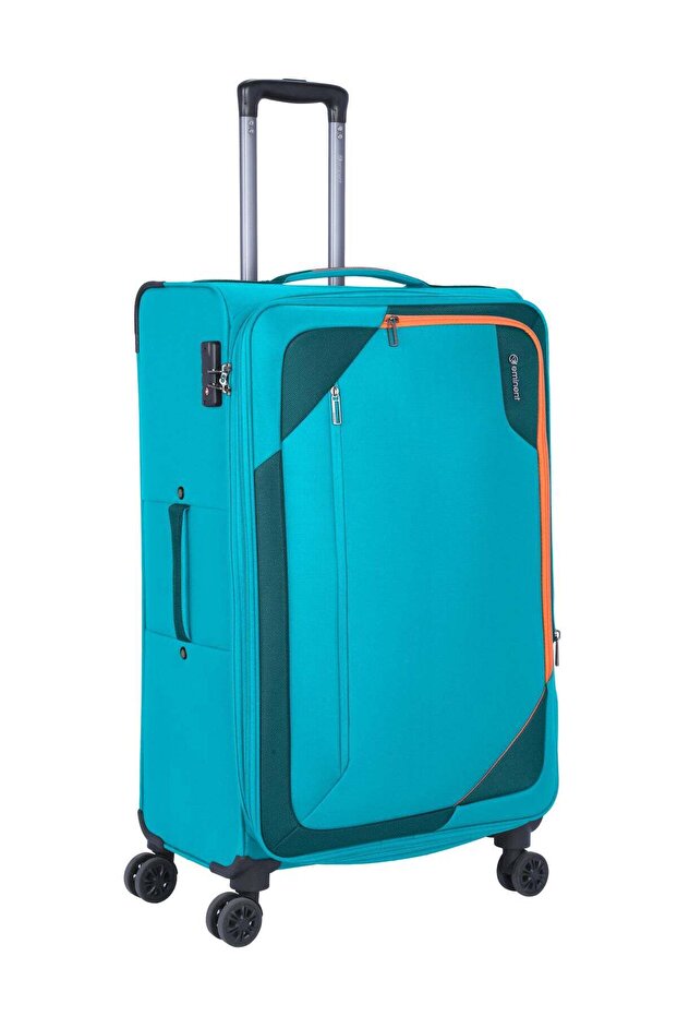 Unisex Soft Travel Bag Large Luggage Trolley