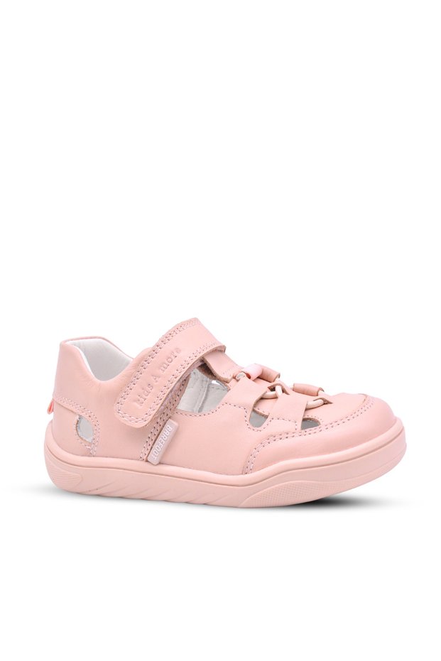 Zepa Girl's Genuine Leather Barefoot Feature Powder Pink Casual Shoes