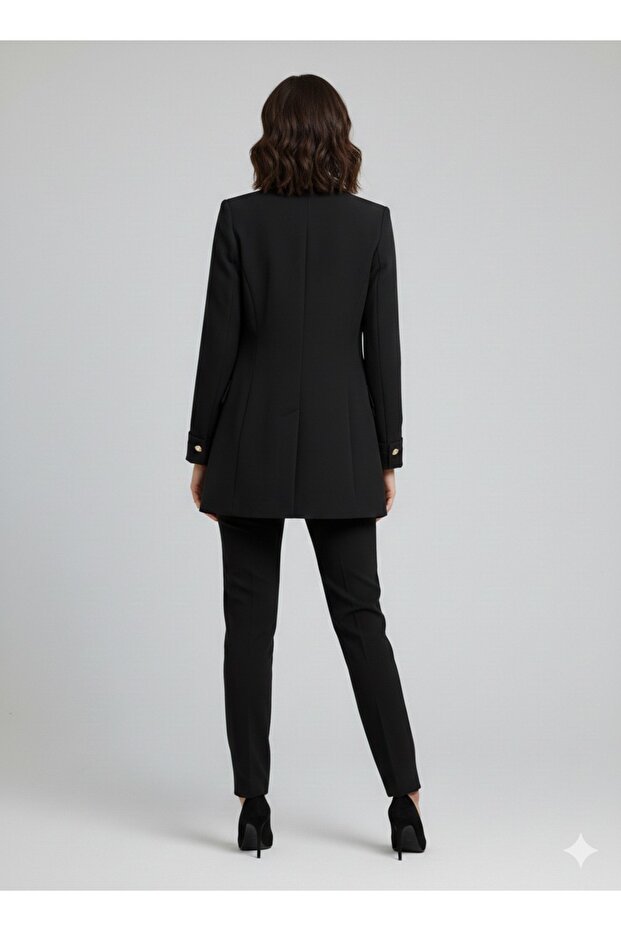 Önü Süs Düğmeli Ceket 1122 - 4