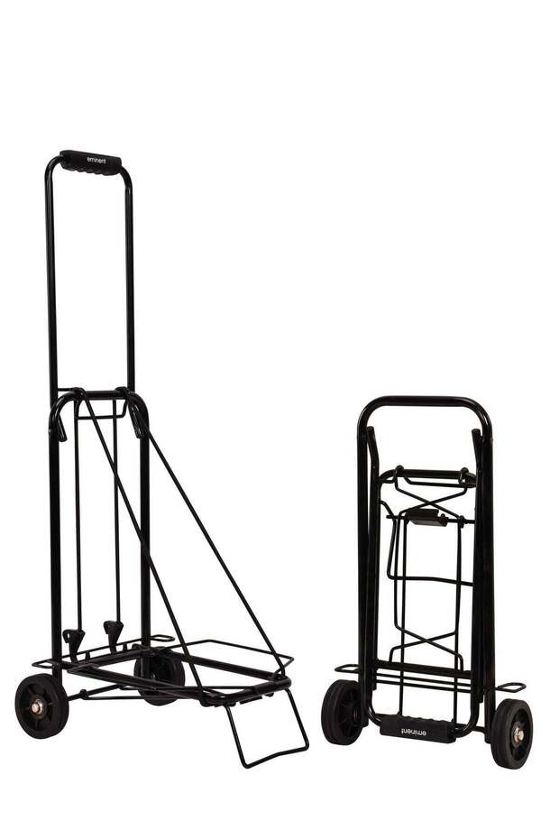 Luggage Carrier Lightweight 2 Wheels Portable Foldable Cart Dolly Collapsible with Bungee Co
