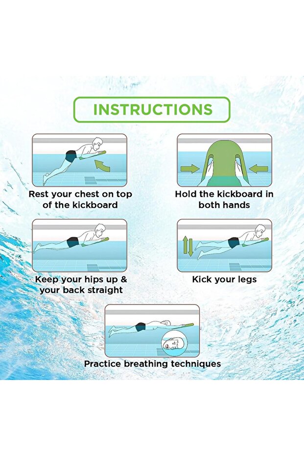 لوح سباحة مزدوج الجوانب - 4
