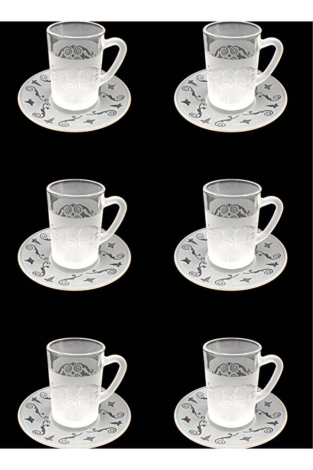 Tea cups 116 art sandb 6 pieces