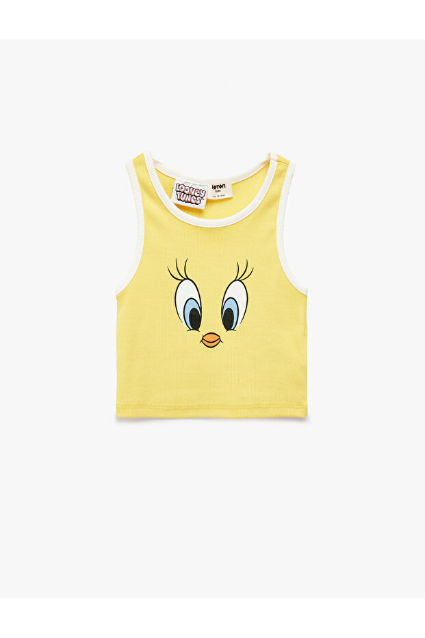 Girl'S Yellow Tweety Tank Top
