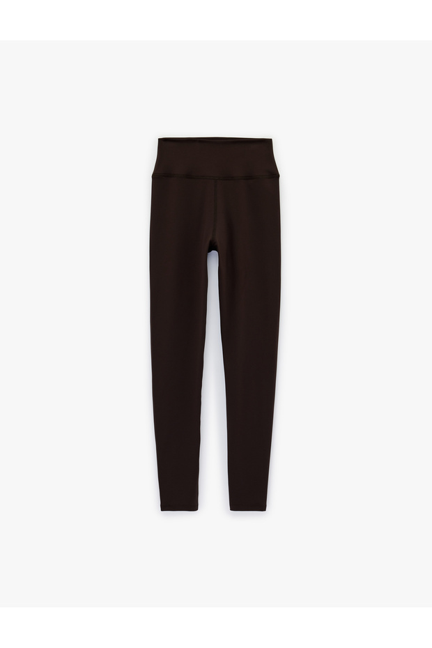 Women'S Brown Skinny Sport Leggings