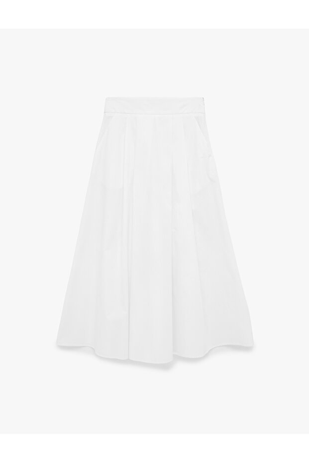 Women's Poplin Flared Skirt