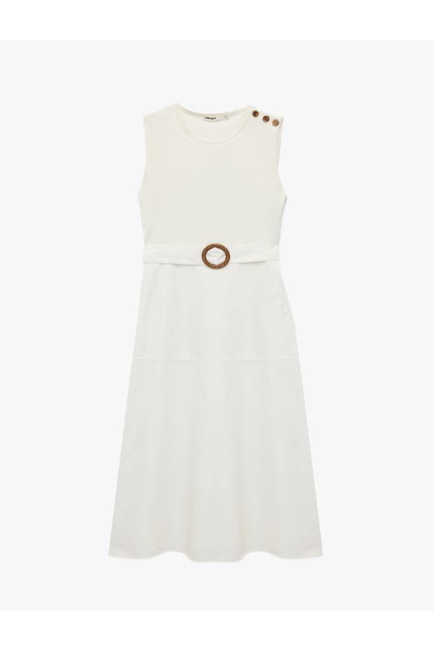 Women's Long Poplin Dress