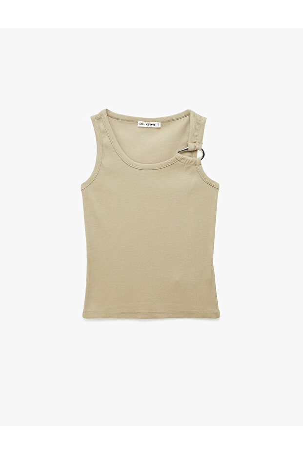 Women'S Khaki Teenage Tanktops