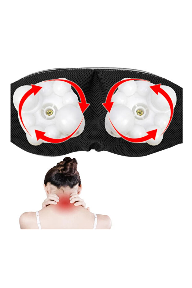 Cervical massager, rotation movement, heating function, 4 speed settings, 2 programs - 5