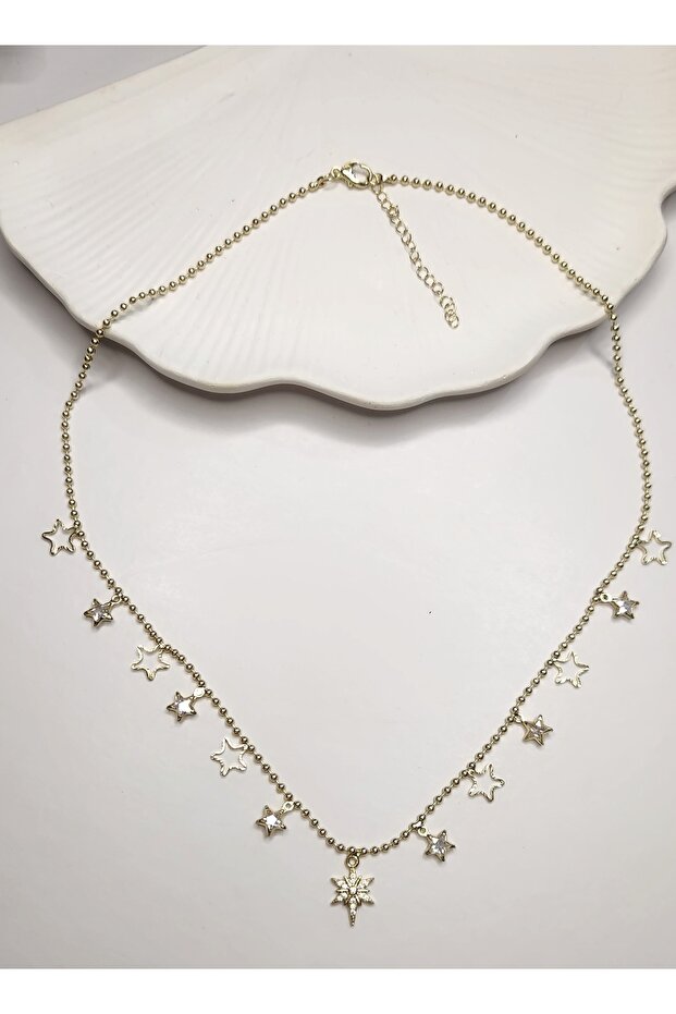 Aurora Star Charm Kolye