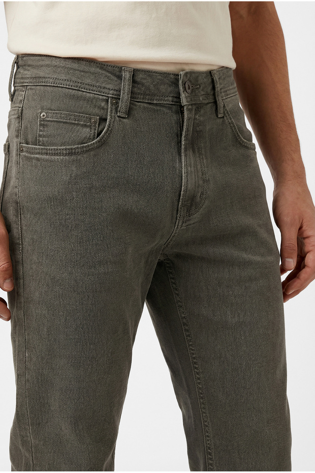 بنطلون جينز عادي للرجال - 6