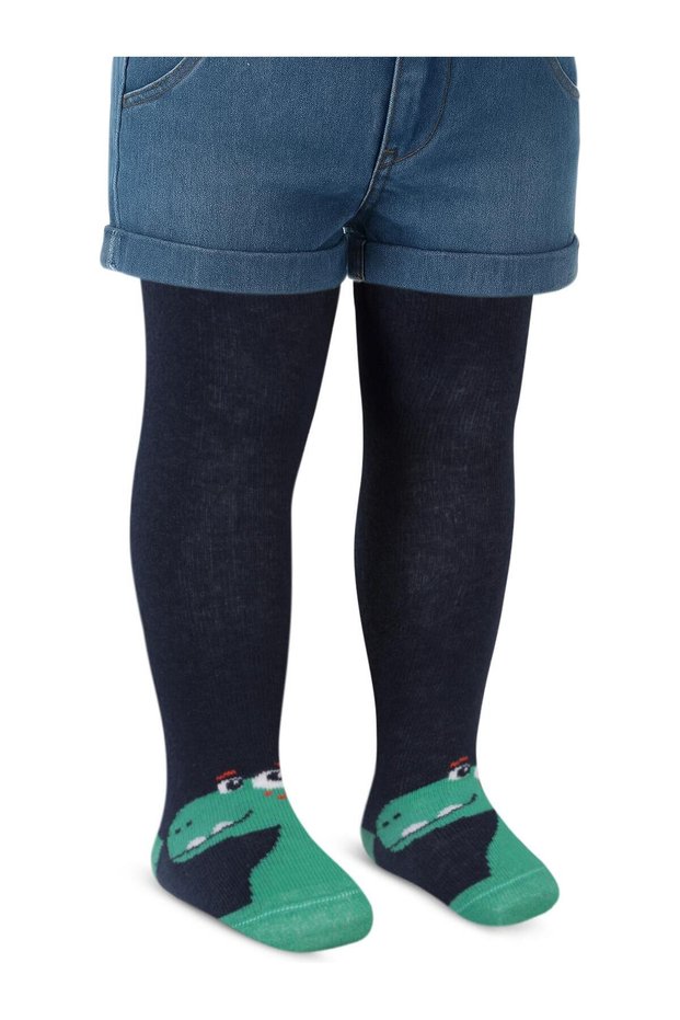 Dinosaur 6- Baby Boys' Pantyhose - Beige