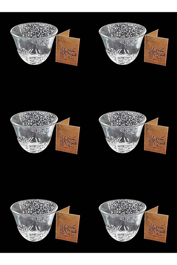 Arabic coffee cup 171 Huda Trns 6pcs